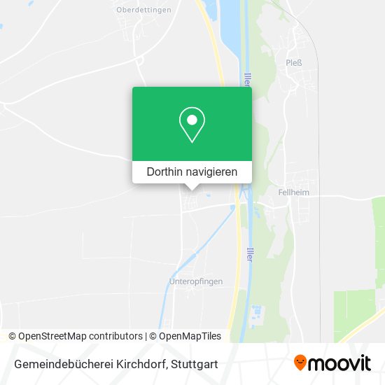 Gemeindebücherei Kirchdorf Karte