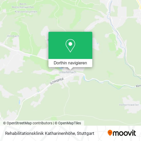 Rehabilitationsklinik Katharinenhöhe Karte