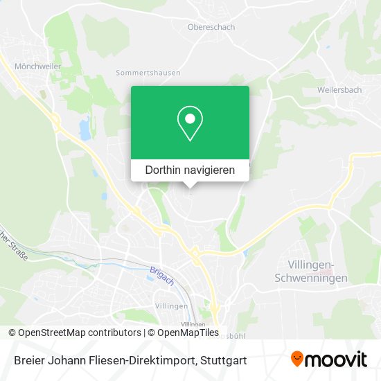 Breier Johann Fliesen-Direktimport Karte