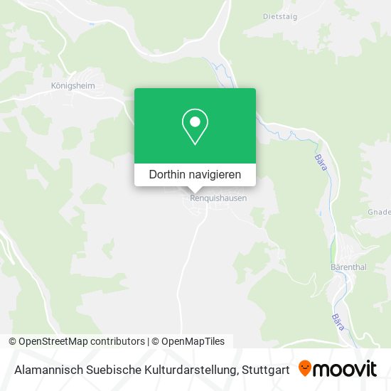 Alamannisch Suebische Kulturdarstellung Karte