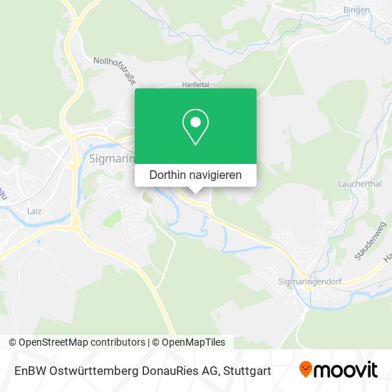 EnBW Ostwürttemberg DonauRies AG Karte