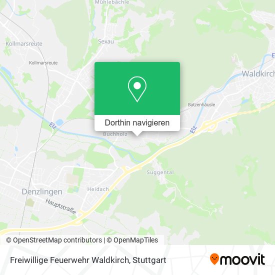 Freiwillige Feuerwehr Waldkirch Karte