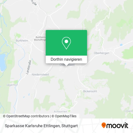 Sparkasse Karlsruhe Ettlingen Karte