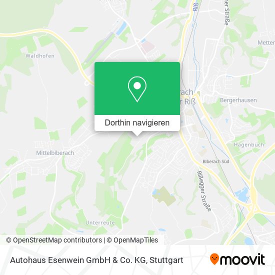 Autohaus Esenwein GmbH & Co. KG Karte