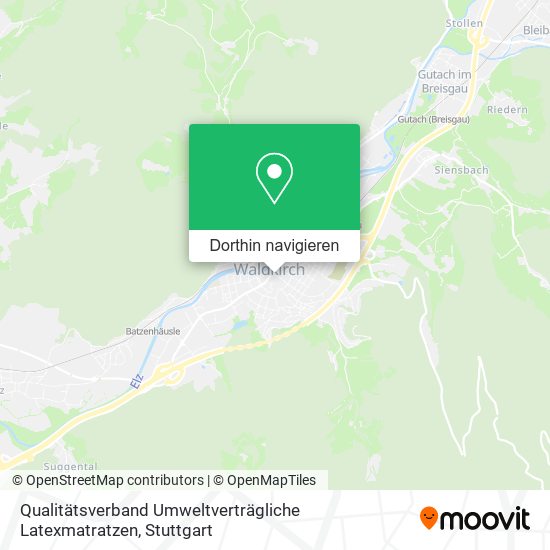 Qualitätsverband Umweltverträgliche Latexmatratzen Karte