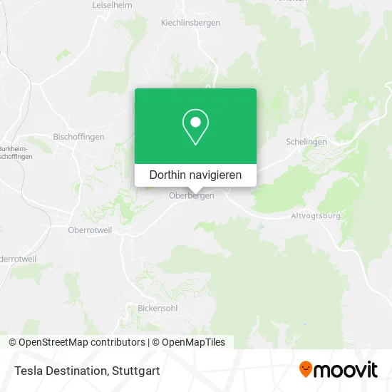 Tesla Destination Karte