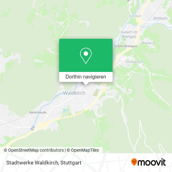 Stadtwerke Waldkirch Karte