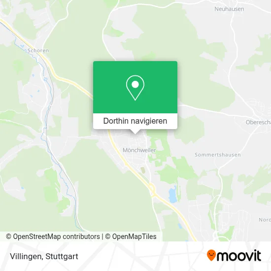Villingen Karte