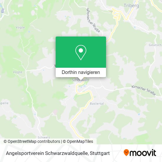 Angelsportverein Schwarzwaldquelle Karte