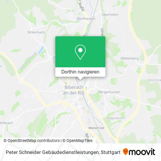 Peter Schneider Gebäudedienstleistungen Karte