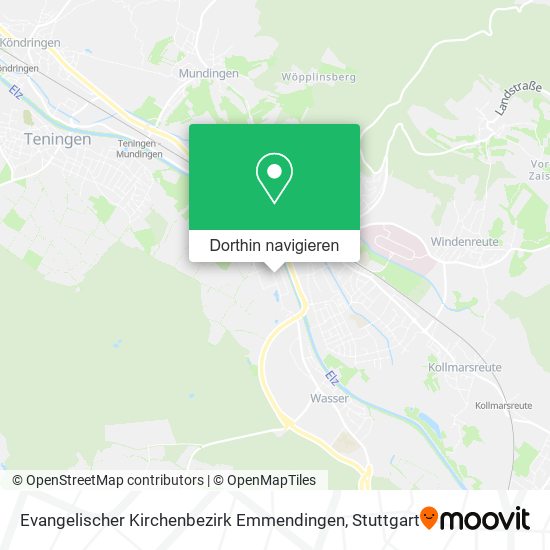 Evangelischer Kirchenbezirk Emmendingen Karte
