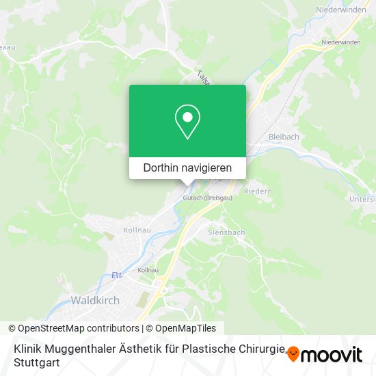 Klinik Muggenthaler Ästhetik für Plastische Chirurgie Karte