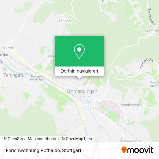 Ferienwohnung Rothalde Karte