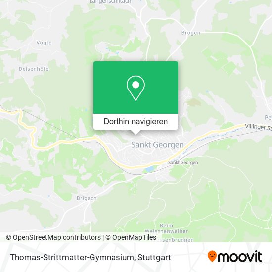 Thomas-Strittmatter-Gymnasium Karte
