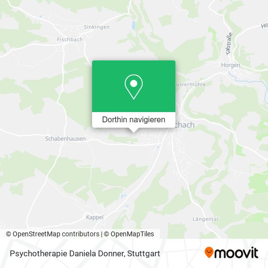 Psychotherapie Daniela Donner Karte