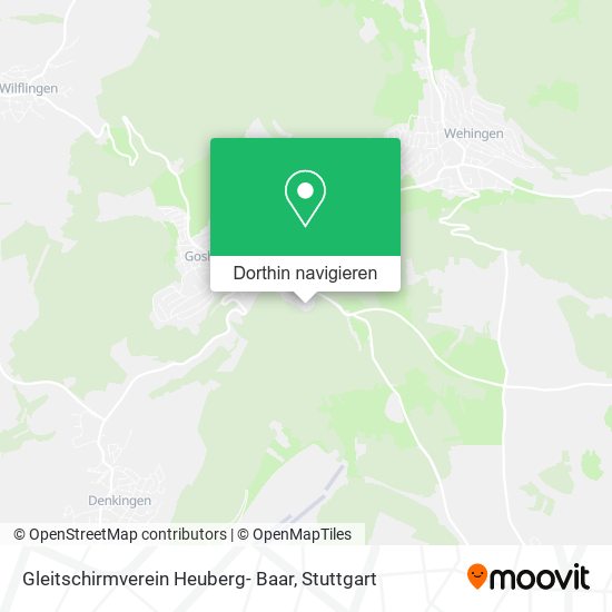 Gleitschirmverein Heuberg- Baar Karte