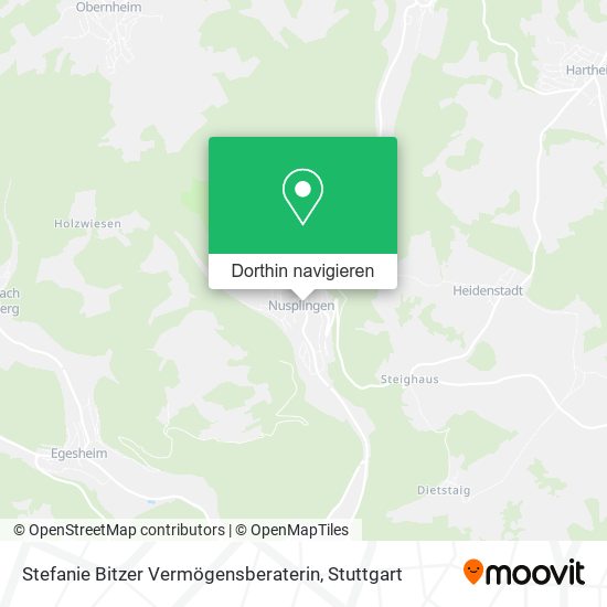 Stefanie Bitzer Vermögensberaterin Karte