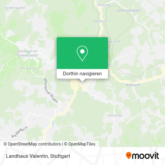 Landhaus Valentin Karte