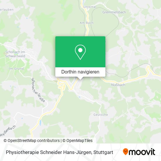 Physiotherapie Schneider Hans-Jürgen Karte