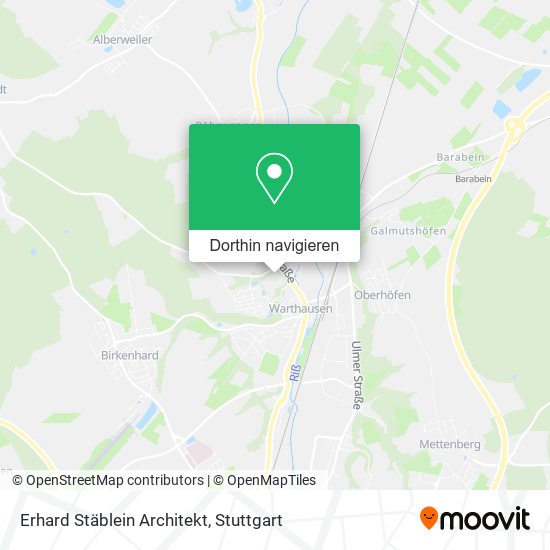 Erhard Stäblein Architekt Karte