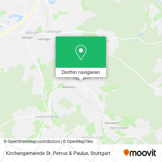 Kirchengemeinde St. Petrus & Paulus Karte