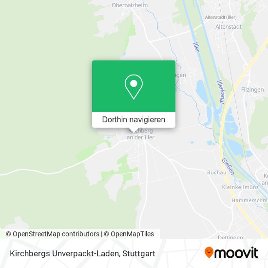 Kirchbergs Unverpackt-Laden Karte