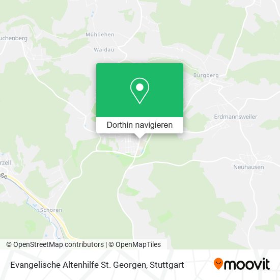 Evangelische Altenhilfe St. Georgen Karte