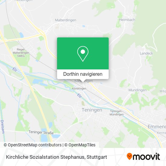 Kirchliche Sozialstation Stephanus Karte