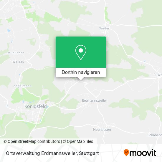 Ortsverwaltung Erdmannsweiler Karte