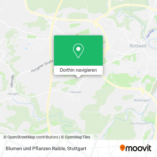 Blumen und Pflanzen Raible Karte