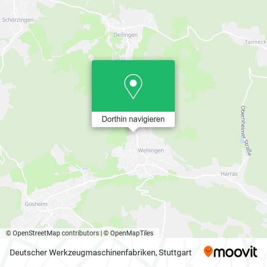 Deutscher Werkzeugmaschinenfabriken Karte