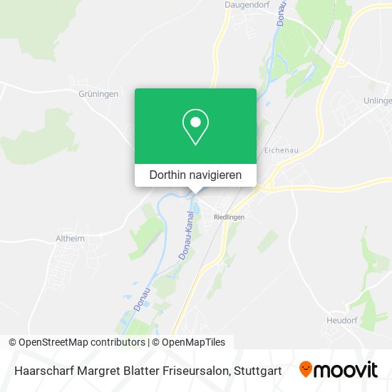 Haarscharf Margret Blatter Friseursalon Karte