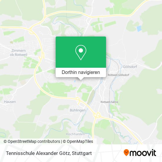 Tennisschule Alexander Götz Karte