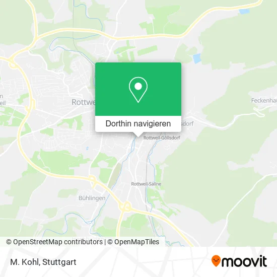 M. Kohl Karte