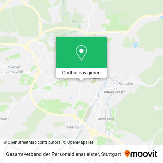 Gesamtverband der Personaldienstleister Karte