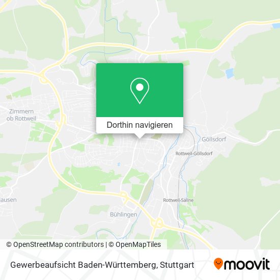 Gewerbeaufsicht Baden-Württemberg Karte