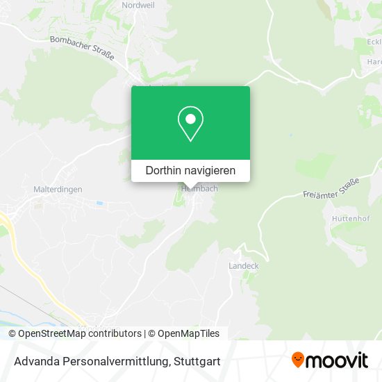 Advanda Personalvermittlung Karte