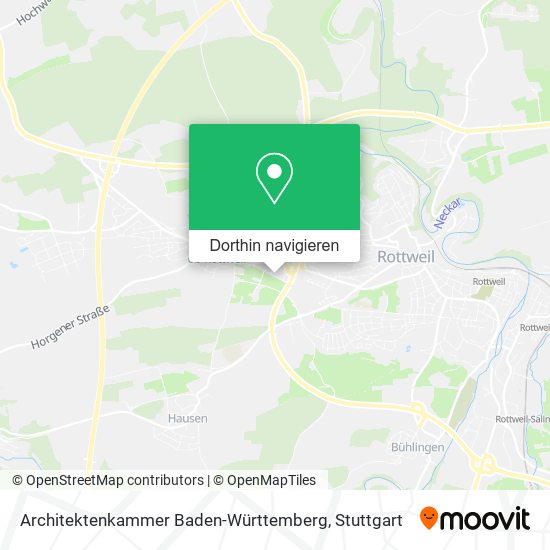 Architektenkammer Baden-Württemberg Karte
