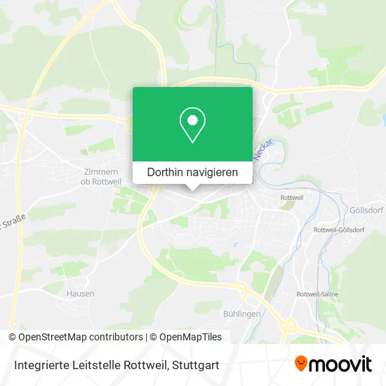 Integrierte Leitstelle Rottweil Karte