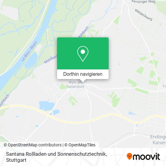 Santana Rollladen und Sonnenschutztechnik Karte