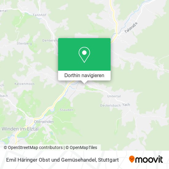 Emil Häringer Obst und Gemüsehandel Karte