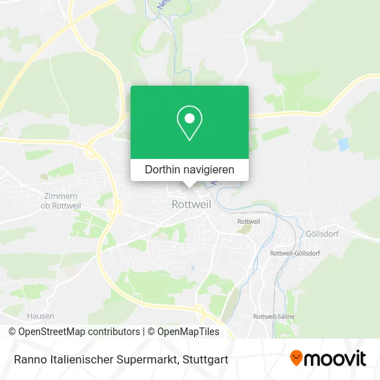 Ranno Italienischer Supermarkt Karte