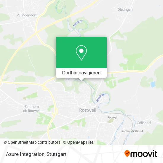 Azure Integration Karte