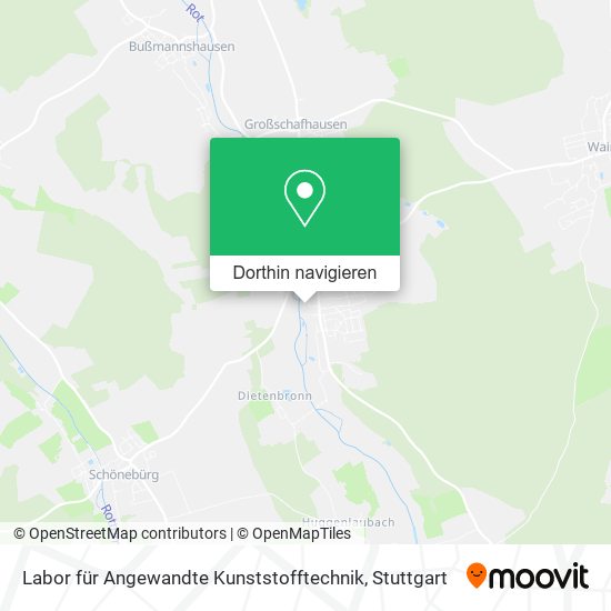 Labor für Angewandte Kunststofftechnik Karte