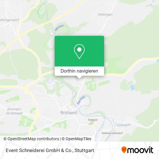 Event Schneiderei GmbH & Co. Karte