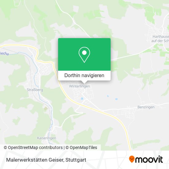 Malerwerkstätten Geiser Karte
