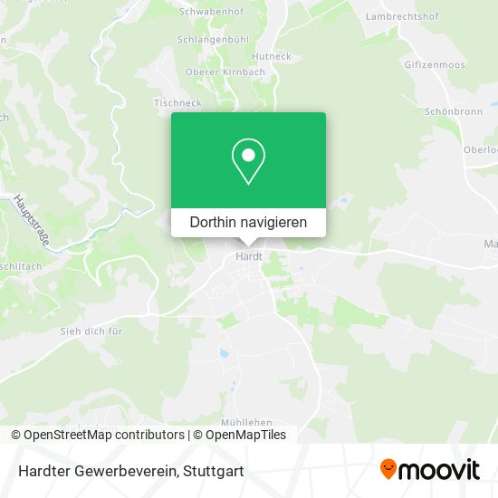 Hardter Gewerbeverein Karte