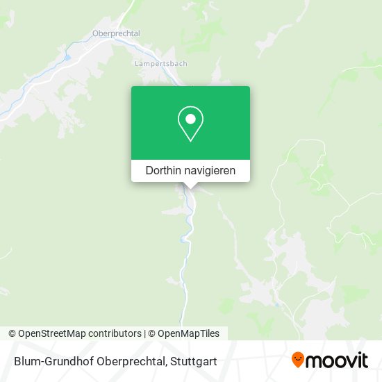 Blum-Grundhof Oberprechtal Karte