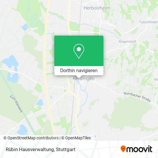 Rübin Hausverwaltung Karte