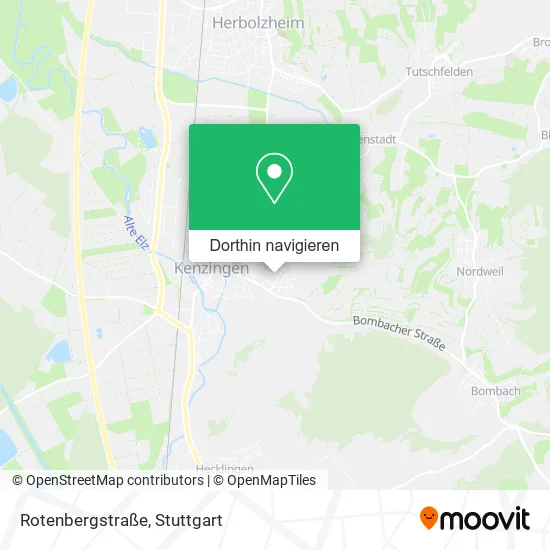 Rotenbergstraße Karte